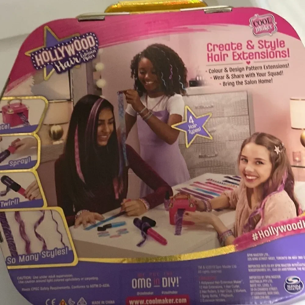 NWT Design! Create! Style! with Hollywood Hair Extension Cool Maker age 8+‎